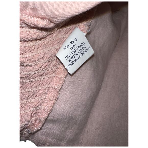 Pink Lottie Moss Crop Top – Tie-Back Sweetheart Neckline - Picture 9 of 11